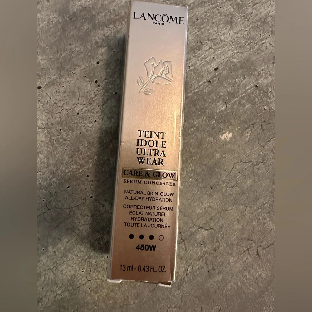 Lancome Teint Idole Ultra Wear Care & Glow Serum Concealer 450W NWT